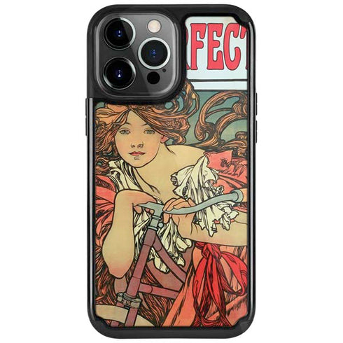 Alphonse Mucha Cycles Perfecta iPhone Cases